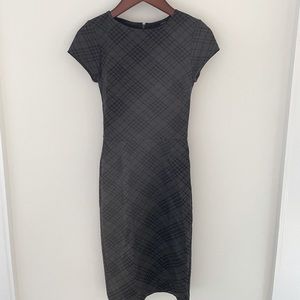 AQUA Black & Grey Dress